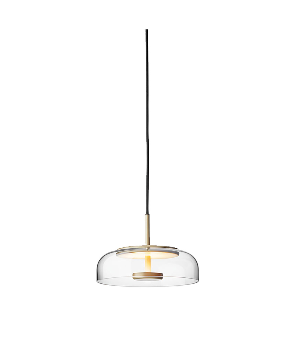 Image of Blossi 1 Pendelleuchte Nordic Gold/Clear - Nuura bei Lampenmeister.ch